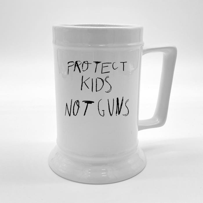 Protect Kid Not Guns Pencil Front & Back Beer Stein