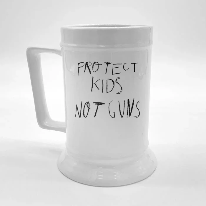 Protect Kid Not Guns Pencil Front & Back Beer Stein