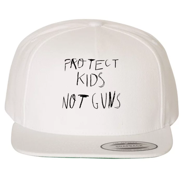 Protect Kid Not Guns Pencil Wool Snapback Cap