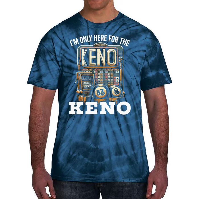 Playing Keno Numbers Casino Keno Player Tie-Dye T-Shirt