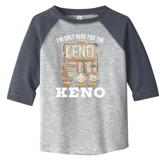 Playing Keno Numbers Casino Keno Player Toddler Fine Jersey T-Shirt