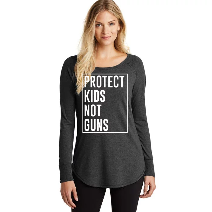 Protects Kidss Not Guns Women's Perfect Tri Tunic Long Sleeve Shirt