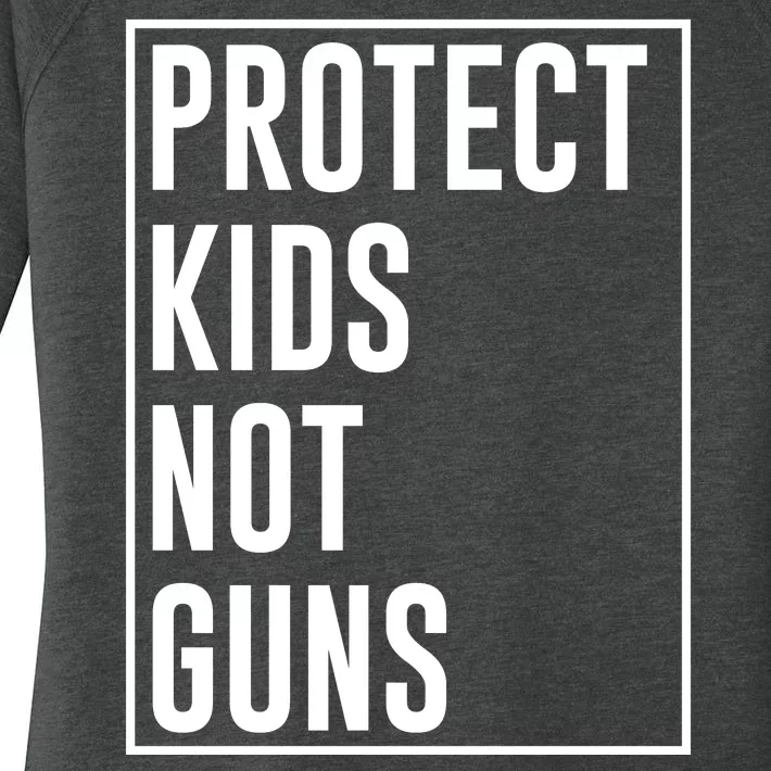 Protects Kidss Not Guns Women's Perfect Tri Tunic Long Sleeve Shirt