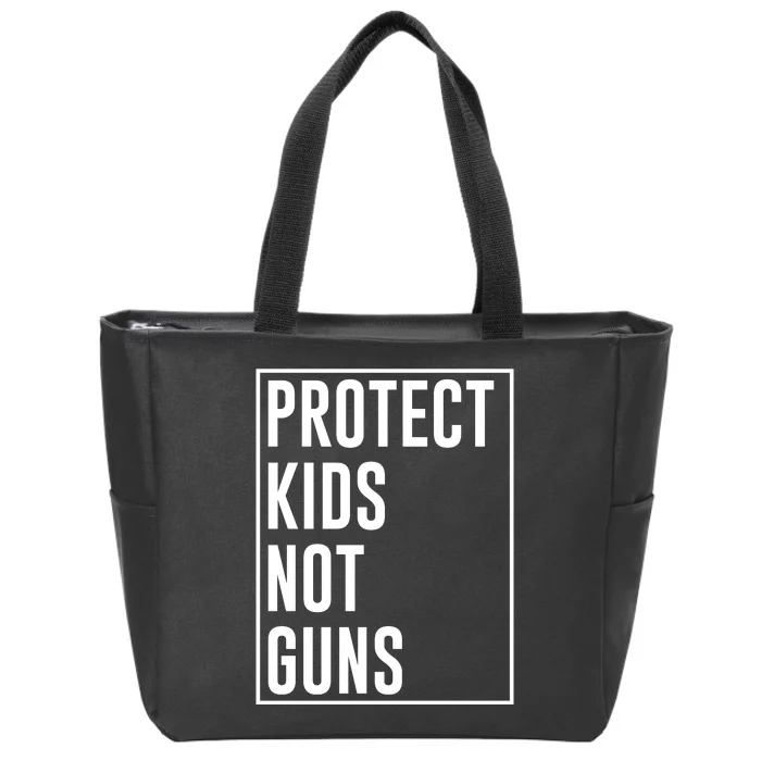 Protects Kidss Not Guns Zip Tote Bag