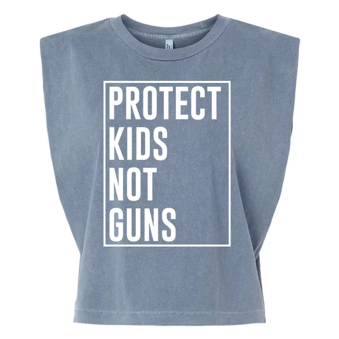 Protects Kidss Not Guns Garment-Dyed Women's Muscle Tee