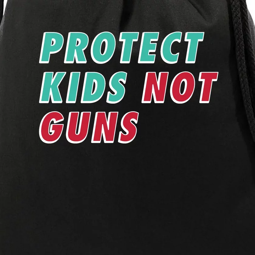 Protect Kid_s Not Guns | Stop Gun Violence | March For Our Lives Drawstring Bag