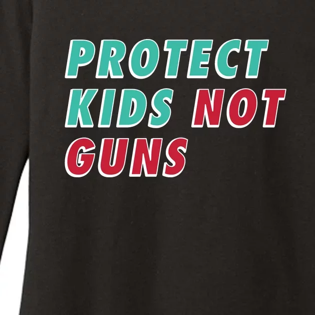 Protect Kid_s Not Guns | Stop Gun Violence | March For Our Lives Womens CVC Long Sleeve Shirt