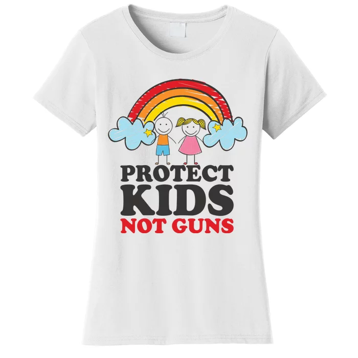 Protect Kids_ Not Guns | Stop Gun Violence Women's T-Shirt