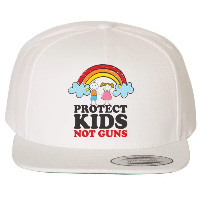 Protect Kids_ Not Guns | Stop Gun Violence Wool Snapback Cap