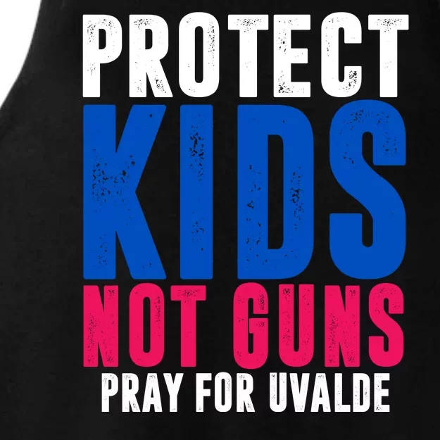 Protect Kids Not Guns Pray For Uvalde Ladies Tri-Blend Wicking Tank