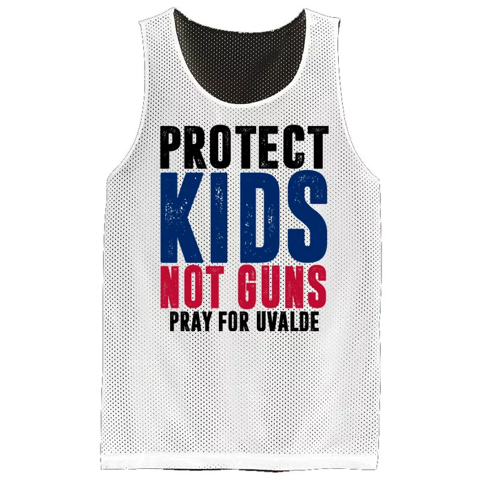 Protect Kids Not Guns Pray For Uvalde Mesh Reversible Basketball Jersey Tank