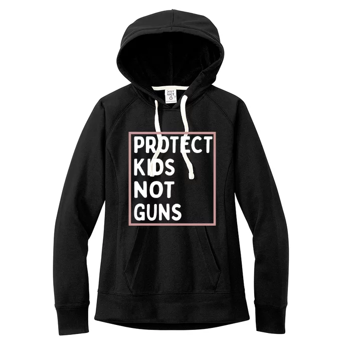 Protect Kids Not Guns End Gun Violence Uvalde Strong Women's Fleece Hoodie