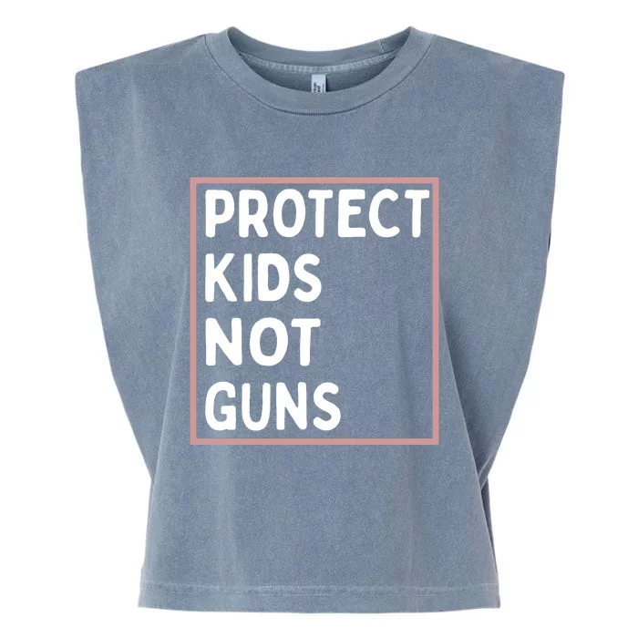 Protect Kids Not Guns End Gun Violence Uvalde Strong Garment-Dyed Women's Muscle Tee