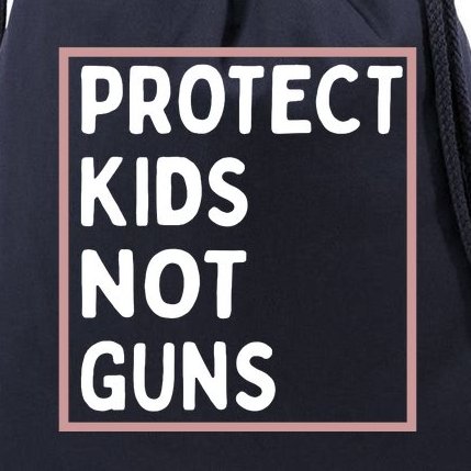 Protect Kids Not Guns End Gun Violence Uvalde Strong Drawstring Bag