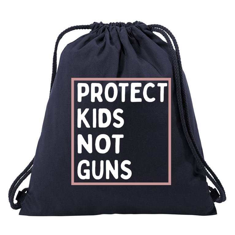 Protect Kids Not Guns End Gun Violence Uvalde Strong Drawstring Bag