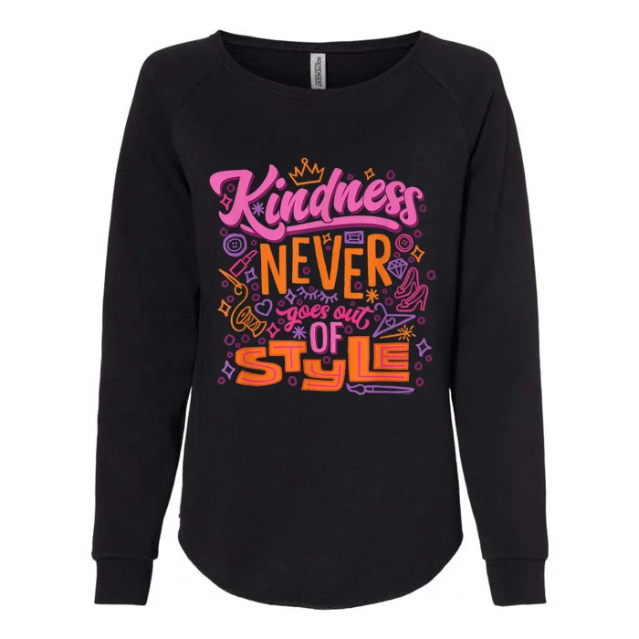 Princess Kindness Never Goes Out Womens California Wash Sweatshirt