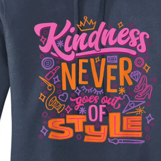 Princess Kindness Never Goes Out Women's Pullover Hoodie