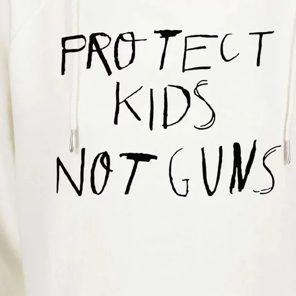 Protect Kids Not Gun Anti Gun Gun Control Womens Funnel Neck Pullover Hood