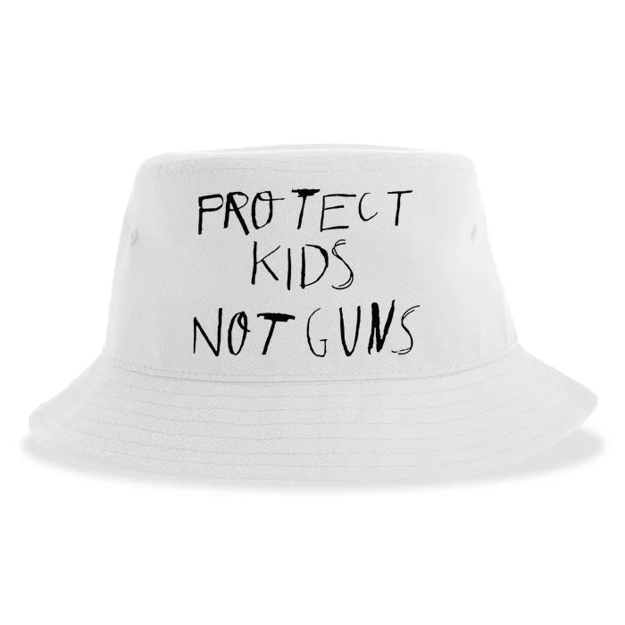 Protect Kids Not Gun Anti Gun Gun Control Sustainable Bucket Hat