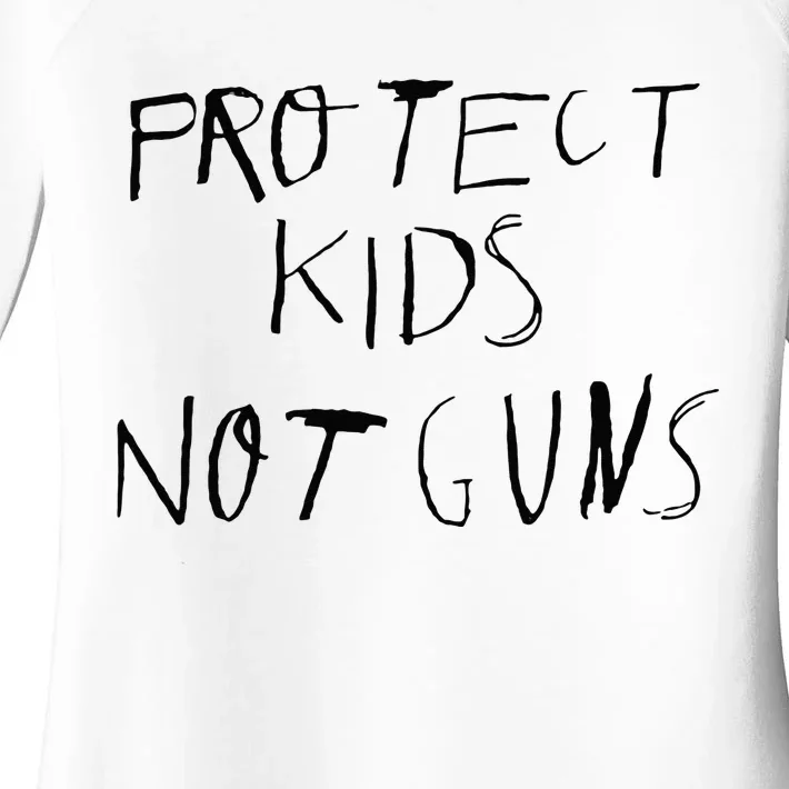 Protect Kids Not Gun Anti Gun Gun Control Women's Perfect Tri Tunic Long Sleeve Shirt