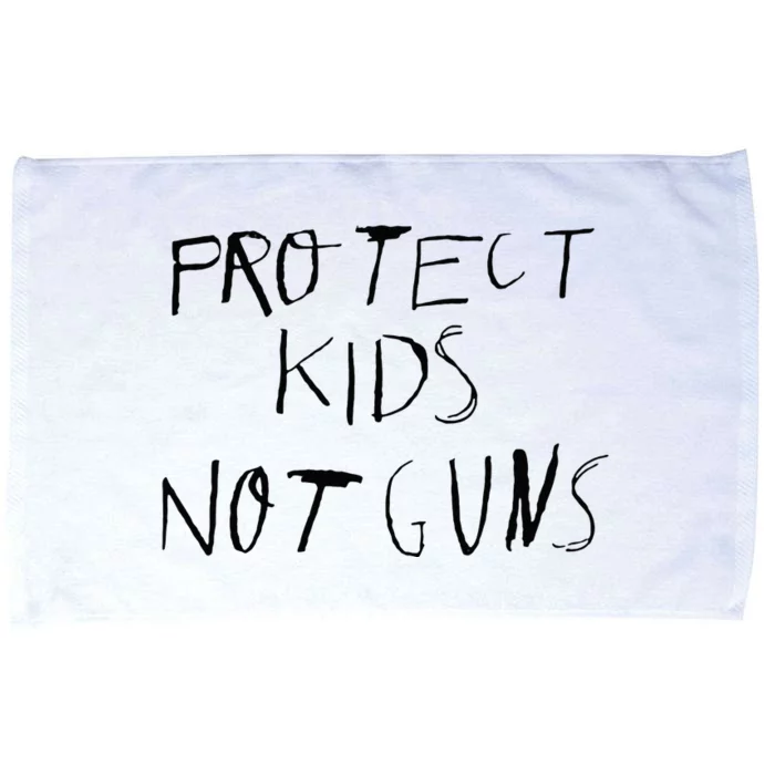 Protect Kids Not Gun Anti Gun Gun Control Microfiber Hand Towel