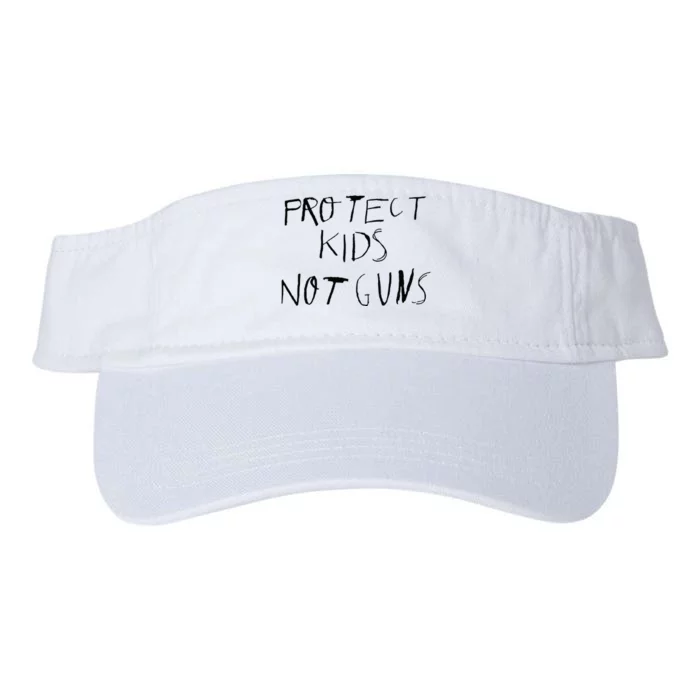 Protect Kids Not Gun Anti Gun Gun Control Valucap Bio-Washed Visor