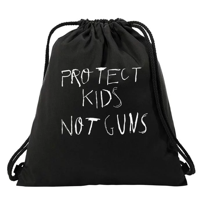 Protect Kids Not Guns Drawstring Bag