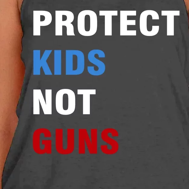 Protect Kids Not Guns Women's Knotted Racerback Tank