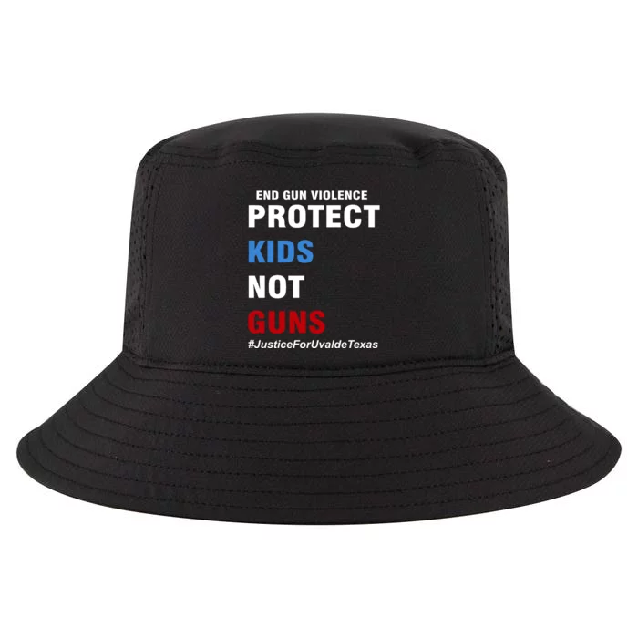 Protect Kids Not Guns #JusticeForUvalde Cool Comfort Performance Bucket Hat