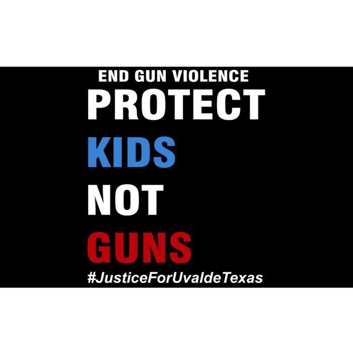 Protect Kids Not Guns #JusticeForUvalde Bumper Sticker