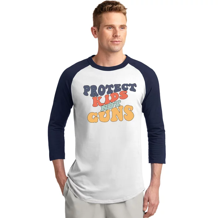 Protects Kidss Not Guns Baseball Sleeve Shirt