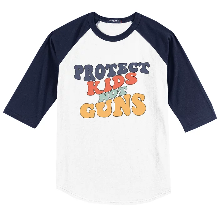 Protects Kidss Not Guns Baseball Sleeve Shirt