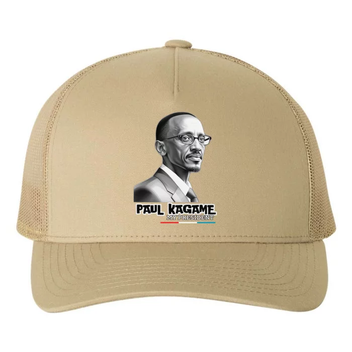 Paul Kagame Yupoong Adult 5-Panel Trucker Hat