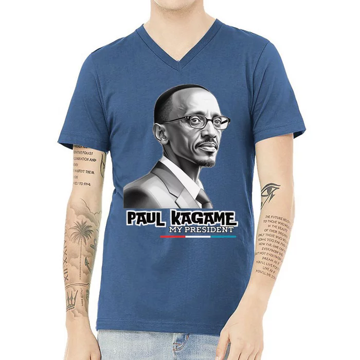 Paul Kagame V-Neck T-Shirt