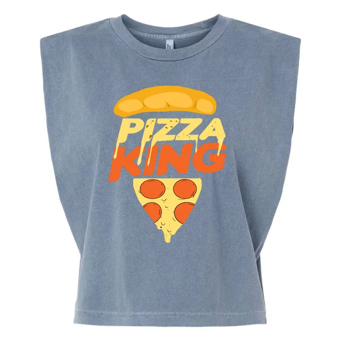 Pizza King Garment-Dyed Women's Muscle Tee