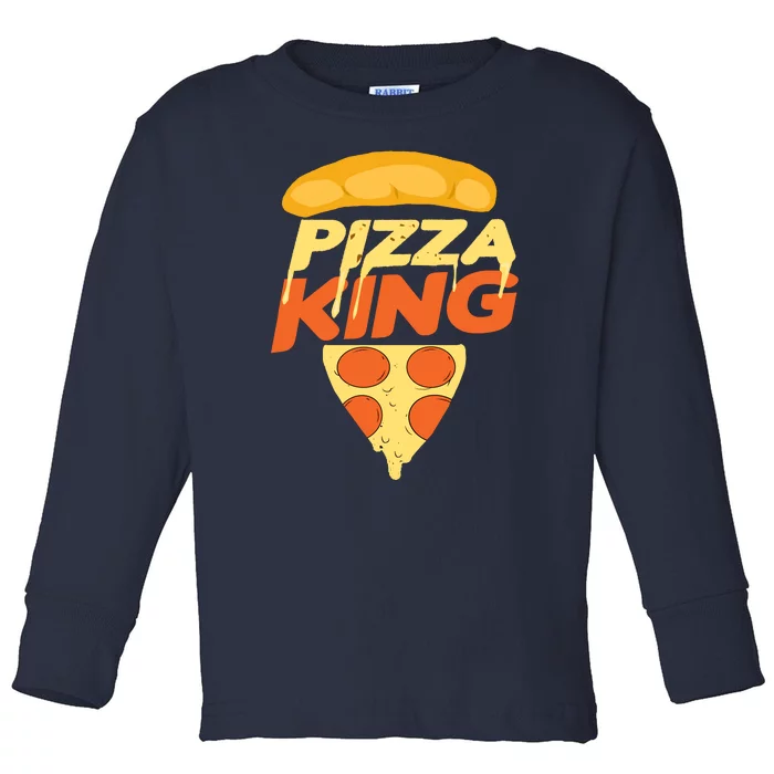 Pizza King Toddler Long Sleeve Shirt