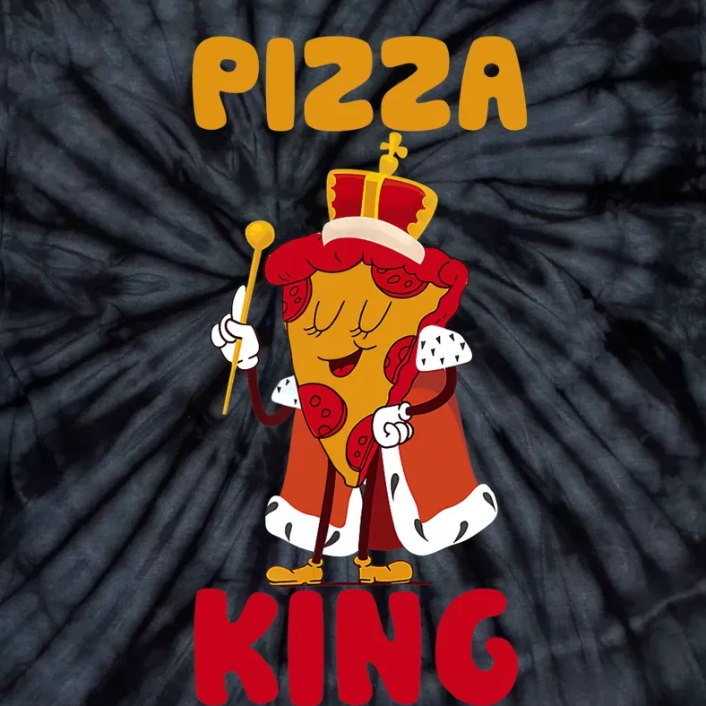 Pizza King, Pizza Lover Tee, Cute Pizza Tie-Dye T-Shirt