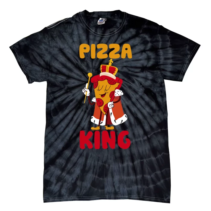 Pizza King, Pizza Lover Tee, Cute Pizza Tie-Dye T-Shirt