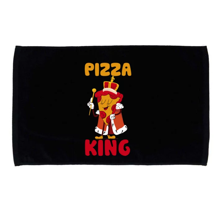 Pizza King, Pizza Lover Tee, Cute Pizza Microfiber Hand Towel