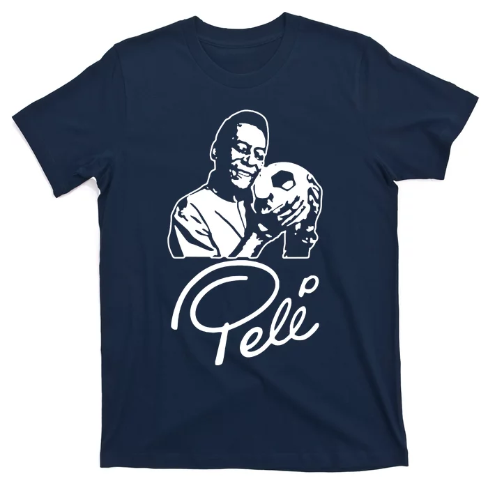 Pele, King Pele Brazil Brasil Football Legend Footy Soccer All Time T-Shirt