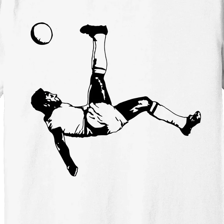 Pele, King Pele Brazil Brasil Football Legend Footy Soccer All Time Premium T-Shirt