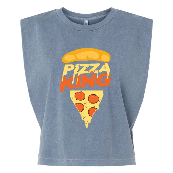 Pizza King Garment-Dyed Women's Muscle Tee