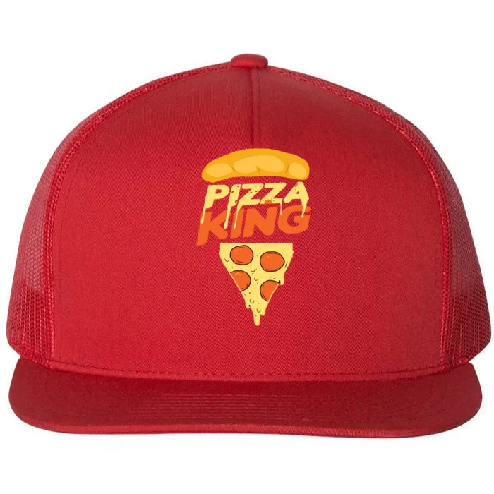 Pizza King Flat Bill Trucker Hat