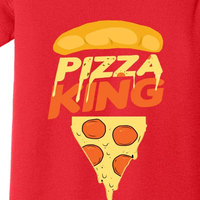 Pizza King Baby Bodysuit