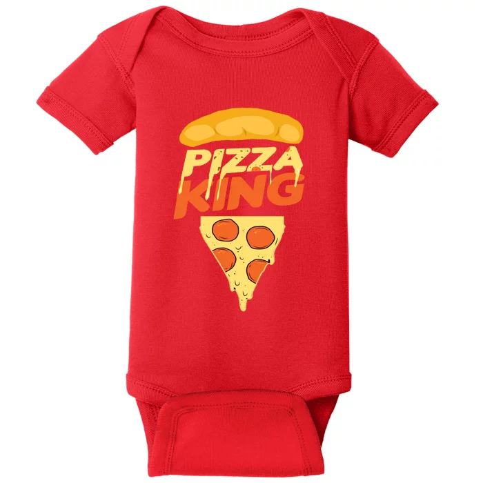 Pizza King Baby Bodysuit