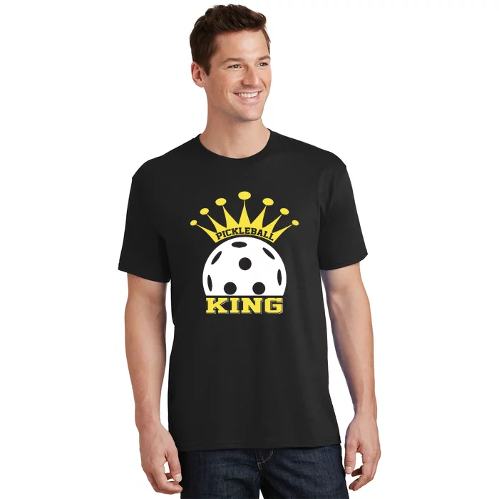 Pickleball King Paddles Player Gift T-Shirt