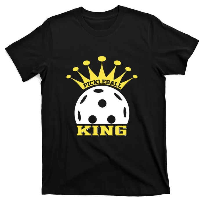 Pickleball King Paddles Player Gift T-Shirt