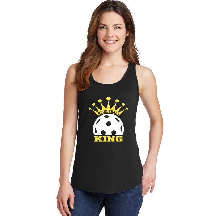 Pickleball King Paddles Player Gift Ladies Essential Tank