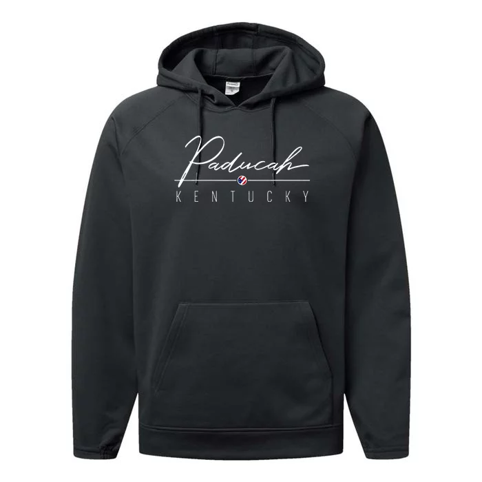 Paducah Ky Performance Fleece Hoodie