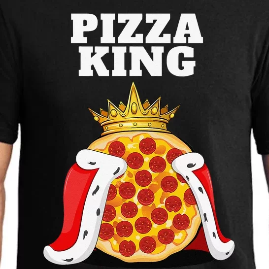 Pizza King Pizza Lover Cute Pizza Funny Foodie Pajama Set